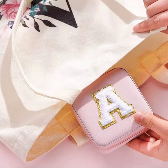 Pink Jewelry Case — ‘A’ available - NWT - Picture 2 of 5